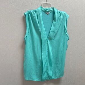 Milani Aqua Sleeveless Blouse